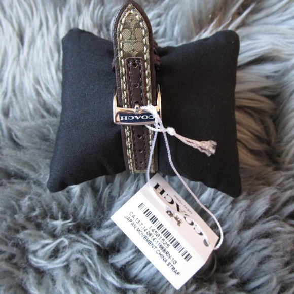 New Coach Monogram Strap Watch main image 8